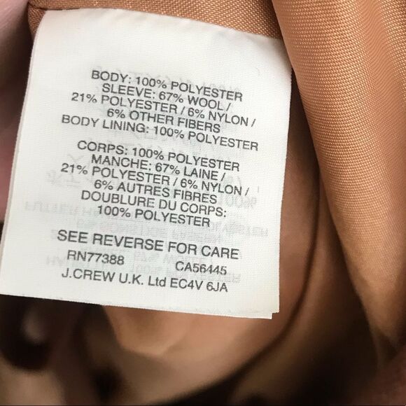 Madewell Colorblock Faux “Mink” Jacket coat tie front fall winter XS brown tan - Picture 3 of 11